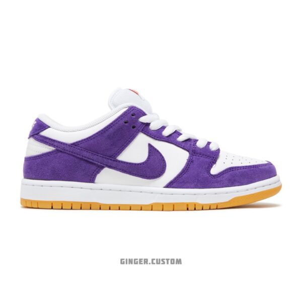 نایک اس بی دانک لو سفید بنفش / Nike SB Dunk Low PURPLE SUEDE