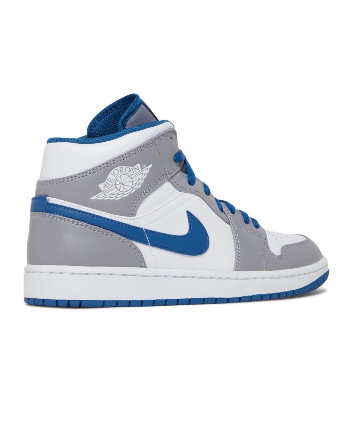 ایر جردن 1 مید کامنت ترو بلو / Air Jordan 1 Mid Cement True Blue