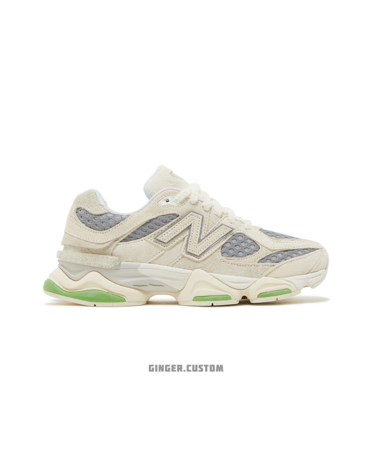 نیوبالانس 9060 کرم سفید New Balance 9060 Bricks & Wood