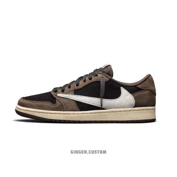 ایرجردن 1 لو تراویس اسکات موکا / Air Jordan 1 Retro Low Travis Scott Mocha