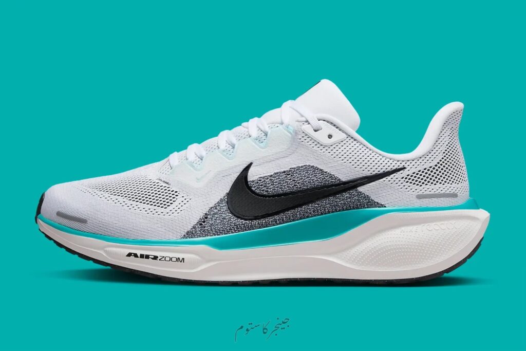 ایر زوم پگاسوس 41 سفید آبی / Air Zoom Pegasus 41 White Dusty Cactus