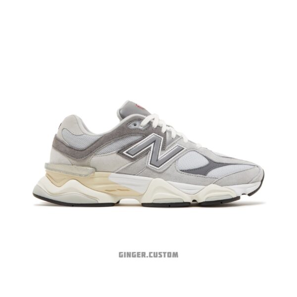 نیوبالانس 9060 طوسی سفید New Balance 9060 RAIN CLOUD