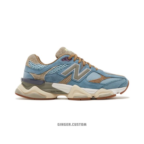 نیوبالانس 9060 آبی قهوه ای New Balance 9060 BODEGA