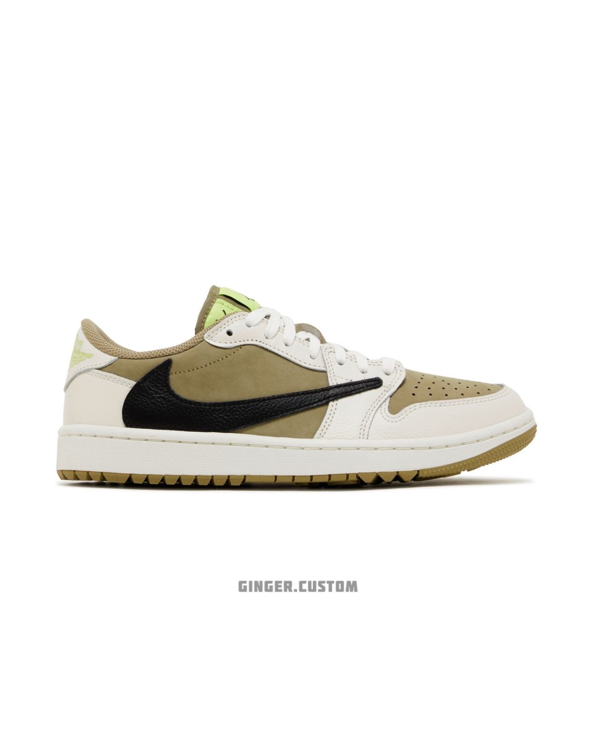 ایرجردن وان لو رترو گلف تراویس اسکات Air Jordan 1 Retro Low Golf Travis Scott