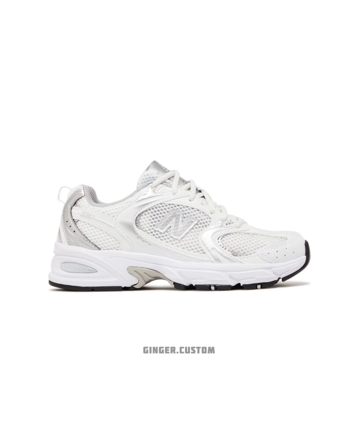 نیوبالانس 530 سفید نقره ای New Balance 530 White Silver Metalic