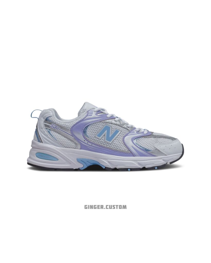نیوبالانس 530 سفید یاسی New Balance 530 WHITE LILAC BLUE