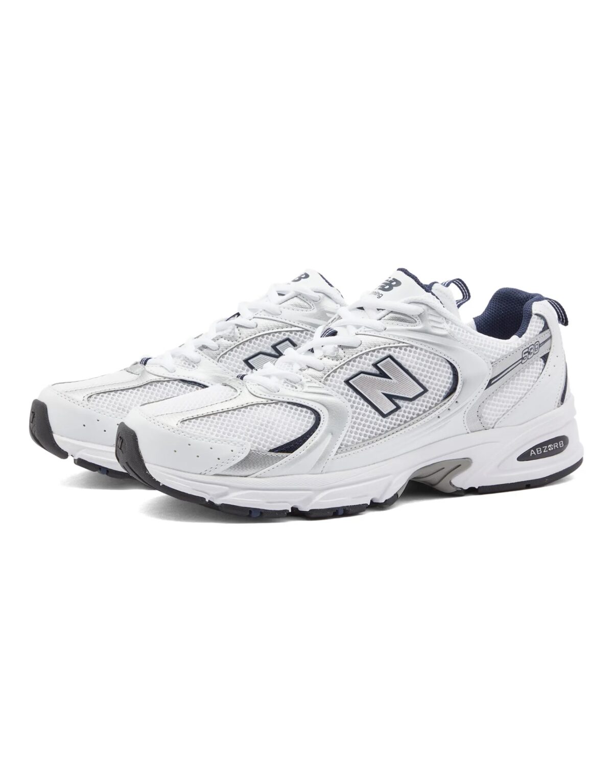 نیوبالانس 530 سفید سرمه ای New Balance 530 White Natural Indigo