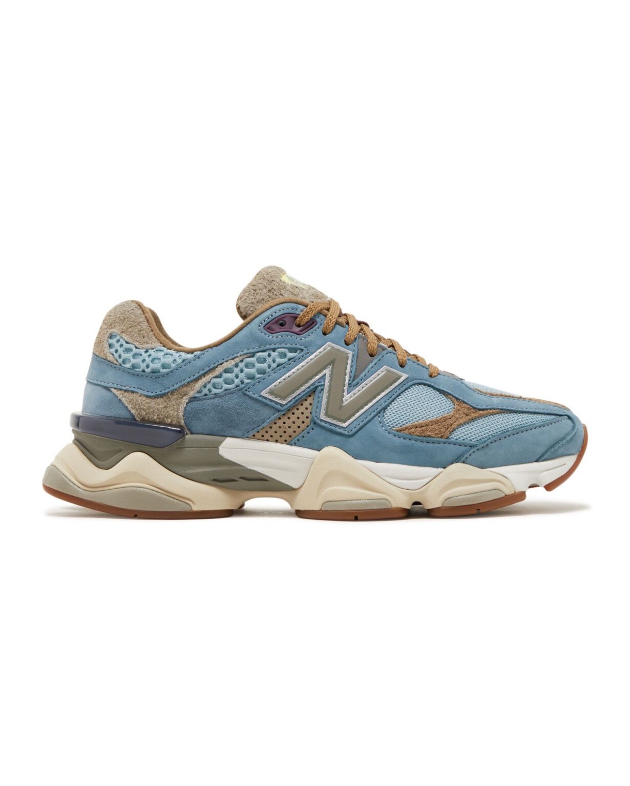 نیوبالانس 9060 آبی قهوه ای New Balance 9060 BODEGA