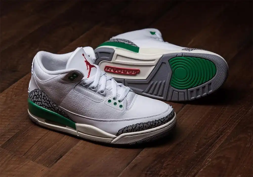 ایرجردن 3 رترو لاکی گرین / Air Jordan 3 Retro Lucky Green