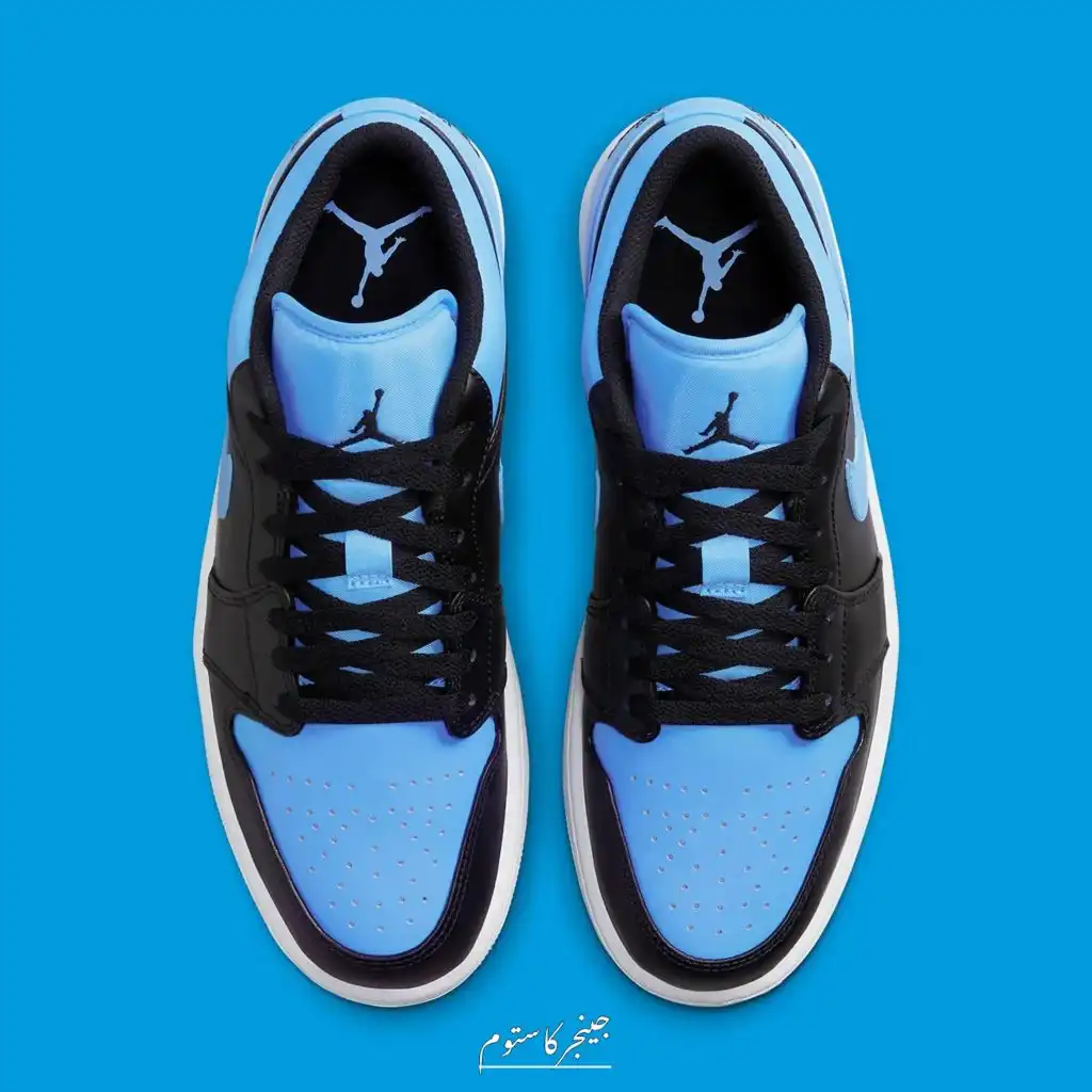 ایرجردن 1 لو یونیورسیتی بلو / Air Jordan 1 Low UNIVERSITY BLUE