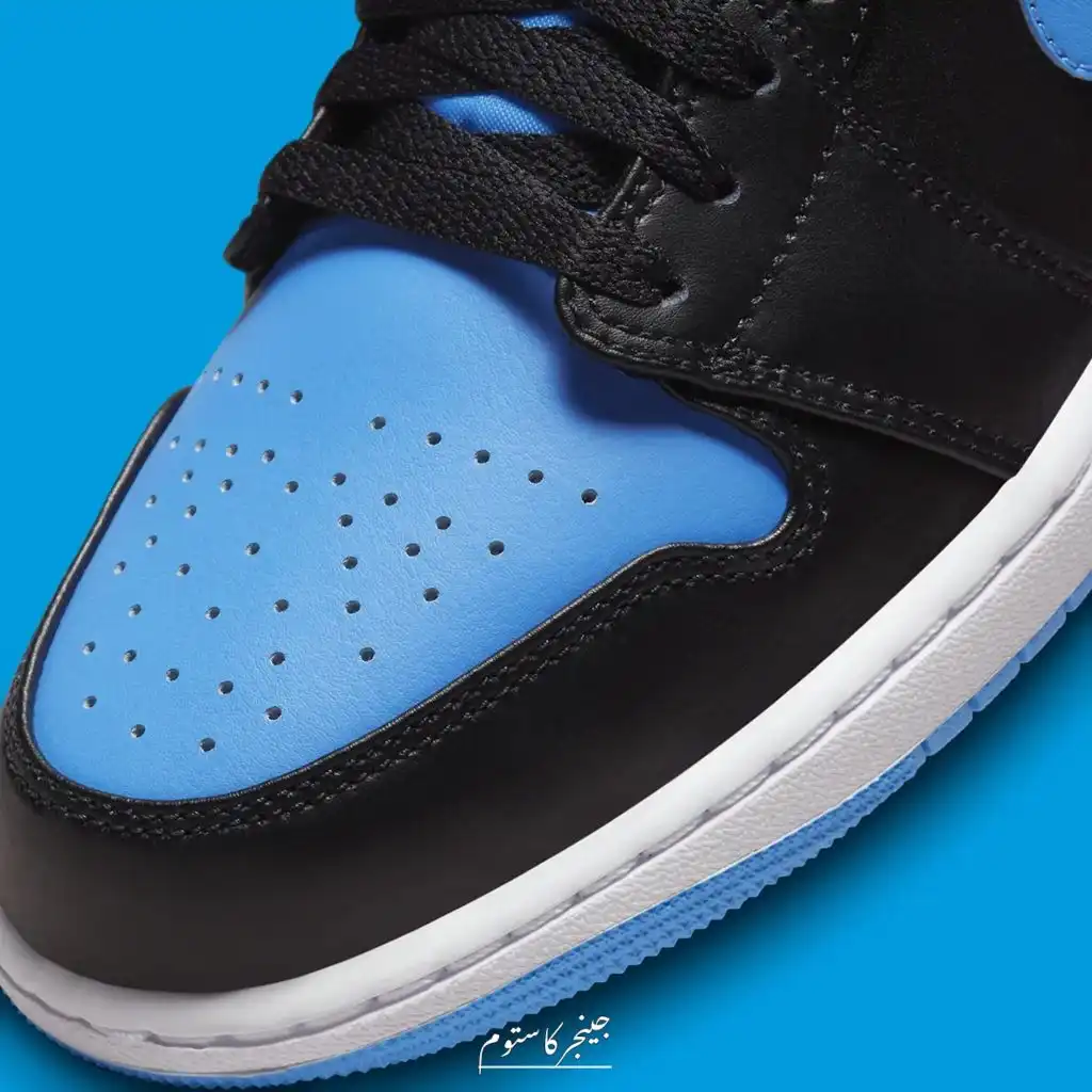 ایرجردن 1 لو یونیورسیتی بلو / Air Jordan 1 Low UNIVERSITY BLUE