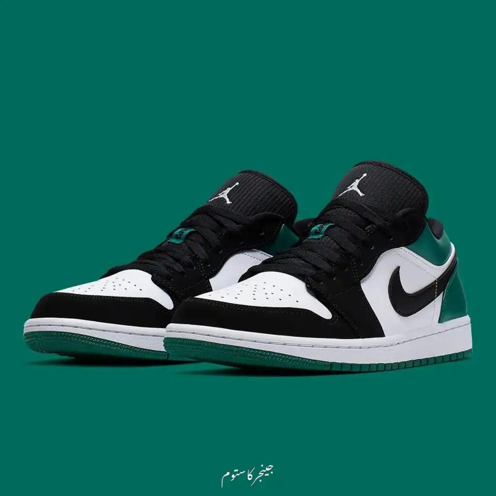 ایرجردن 1 لو میستیک گرین / Air Jordan 1 Low Mystic Green