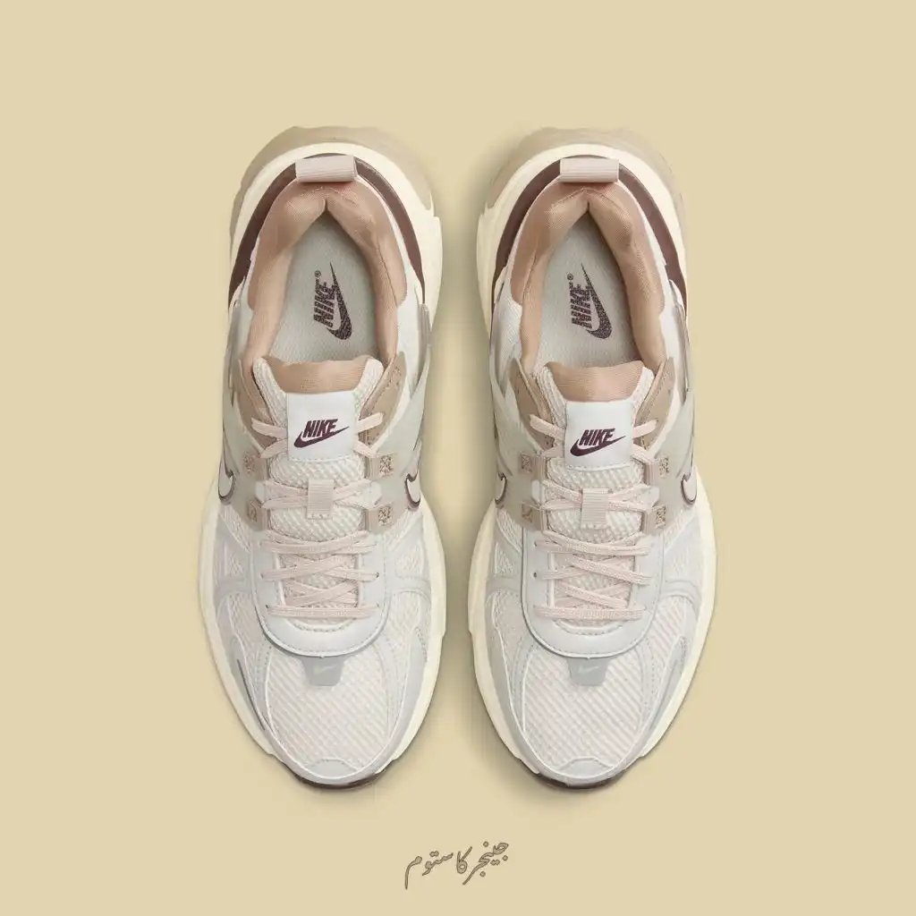 نایک V2K ران قهوه‌ای چوبی روشن / Nike V2K Run Light Orewood Brown