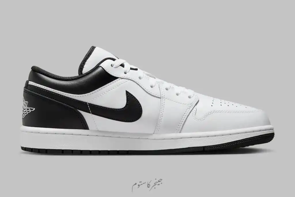 ایرجردن 1 لو سفید مشکی / Air Jordan 1 Low White Black