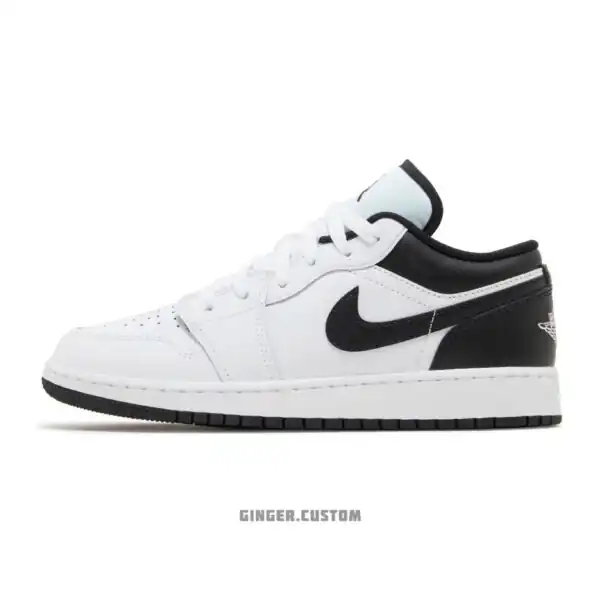 ایرجردن 1 لو سفید مشکی / Air Jordan 1 Low White Black