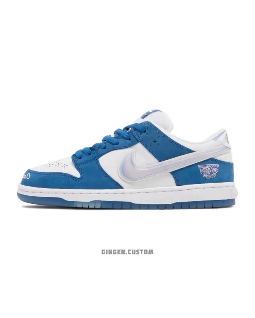 نایک اس بی دانک لو سفید آبی / Nike SB Dunk Low ONE BLOCK AT A TIME