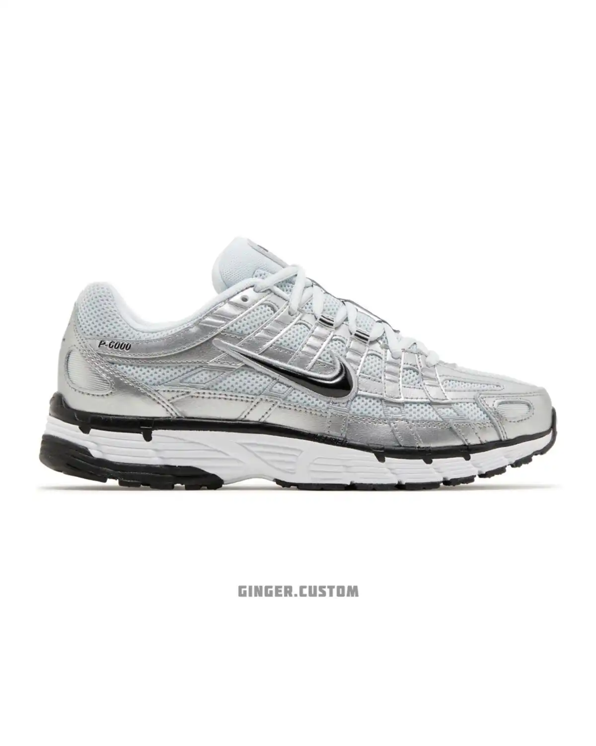 نایک P-6000 متالیک سیلور پیور پلاتینوم / Nike P-6000 Metallic Silver Pure Platinum