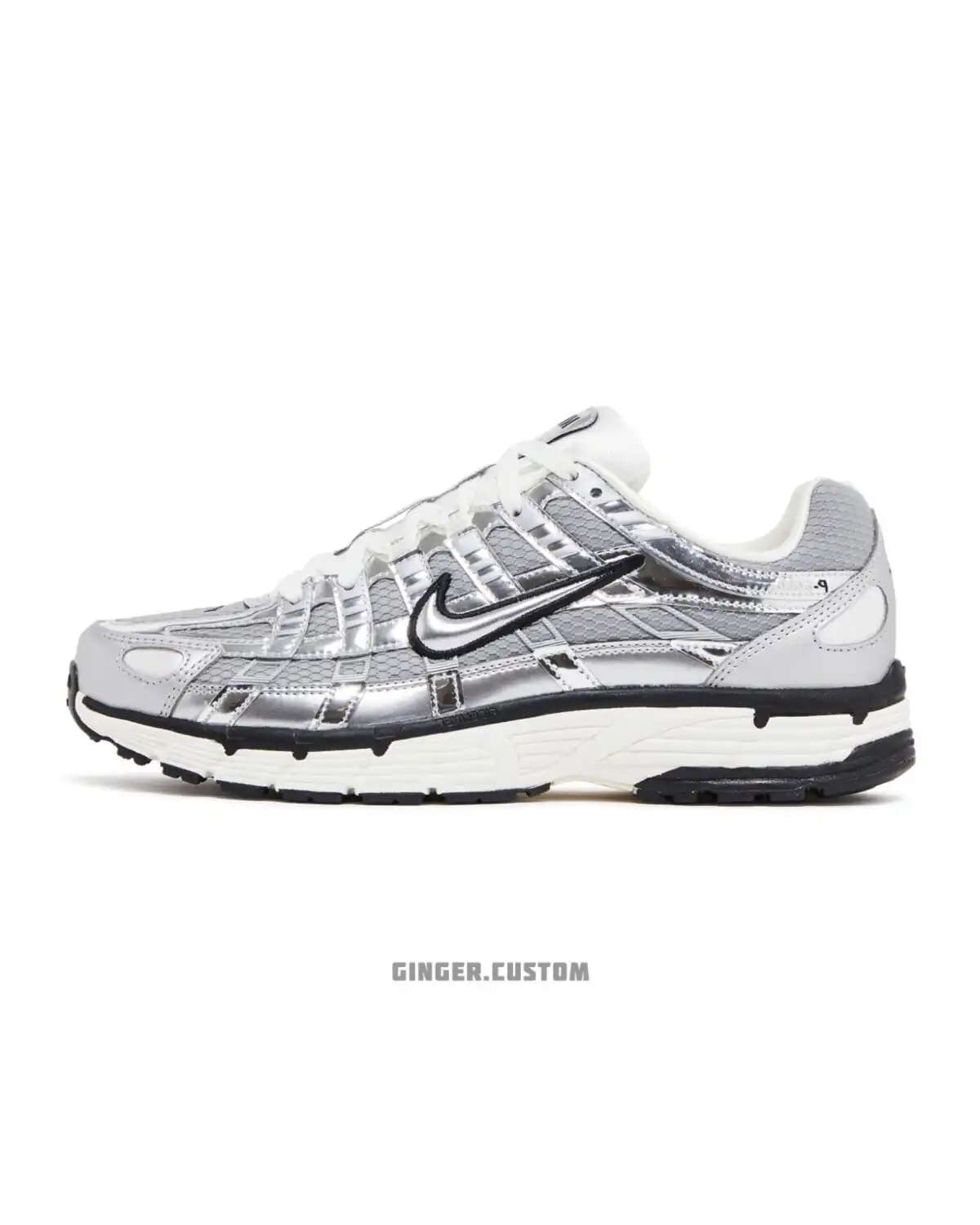 نایک P-6000 نقره ای متالیک / Nike P-6000 Metallic Silver