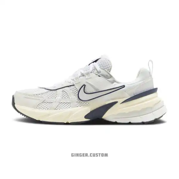 نایک V2K ران وایت میدنایت نوی / Nike V2K Run White Midnight Navy