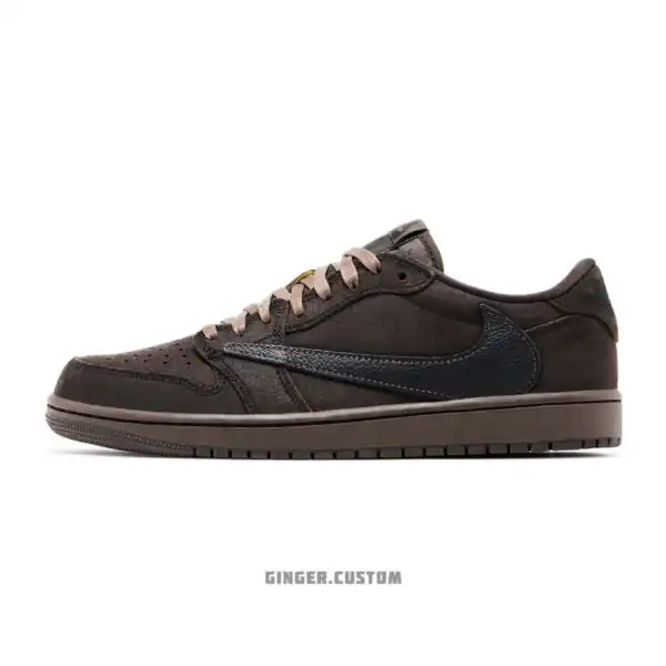 ایرجردن 1 لو تراویس اسکات ولوت براون / Air Jordan 1 Retro Low OG Travis Scott Velvet Brown