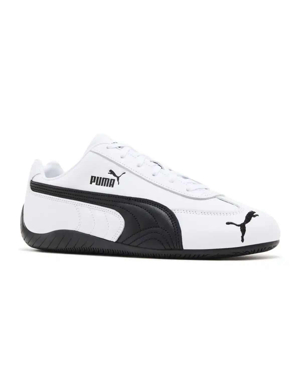 پوما اسپیدکت چرمی سفید مشکی / Puma Speedcat Leather White Black