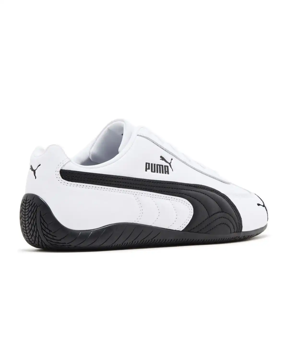 پوما اسپیدکت چرمی سفید مشکی / Puma Speedcat Leather White Black