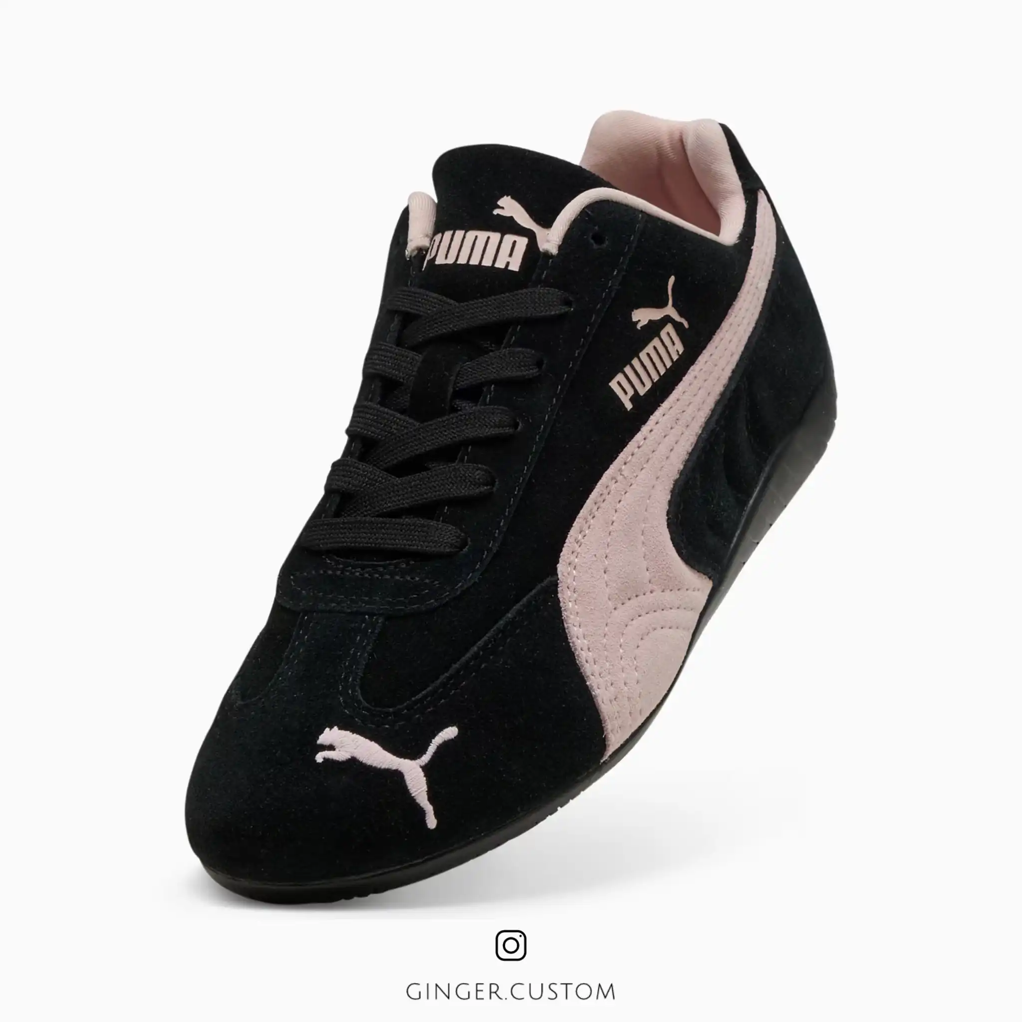 پوما اسپیدکت اوجی بلک ماو مست / Puma Speedcat OG Black Mauve Mist 