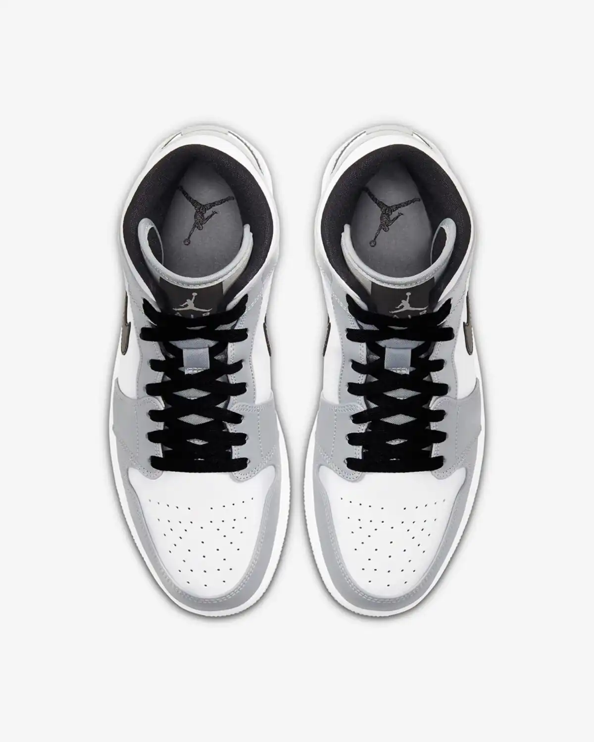 ایرجردن 1 مید لایت اسموک گری / Air Jordan 1 Mid Light Smoke Grey