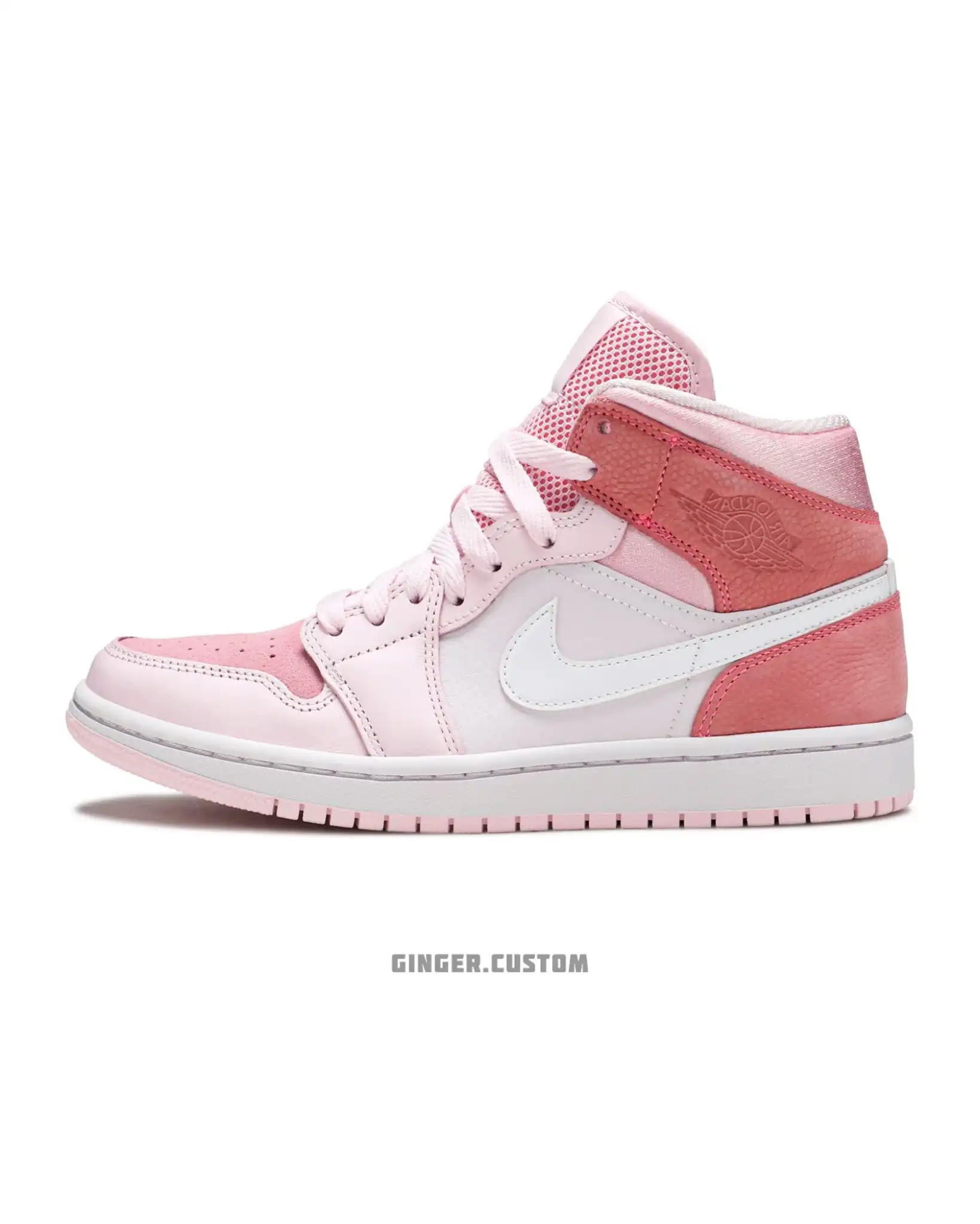 ایرجردن 1 مید دیجیتال پینک / Air Jordan 1 Mid Digital Pink
