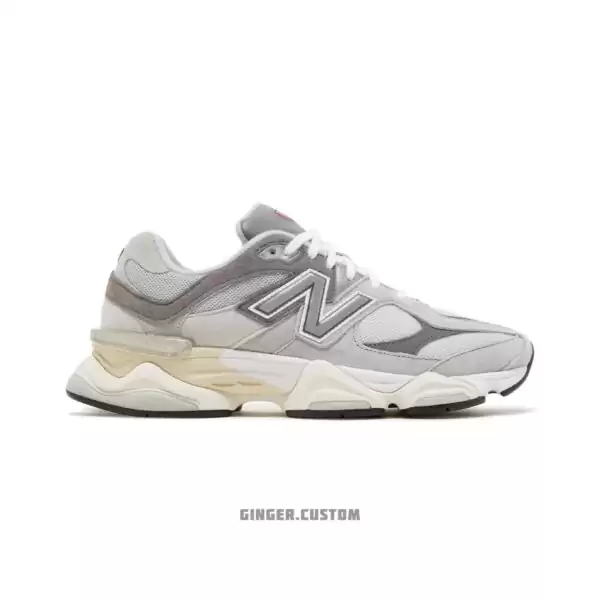 نیوبالانس 9060 طوسی سفید New Balance 9060 RAIN CLOUD