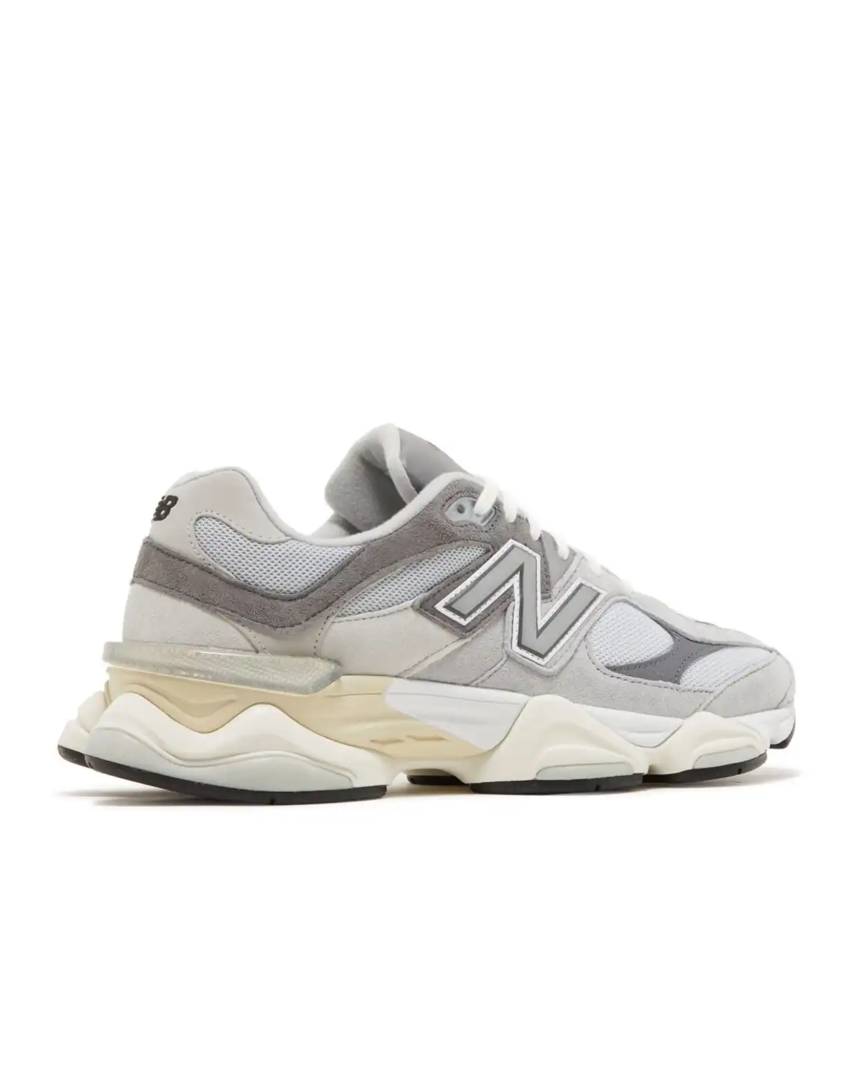 نیوبالانس 9060 طوسی سفید New Balance 9060 RAIN CLOUD